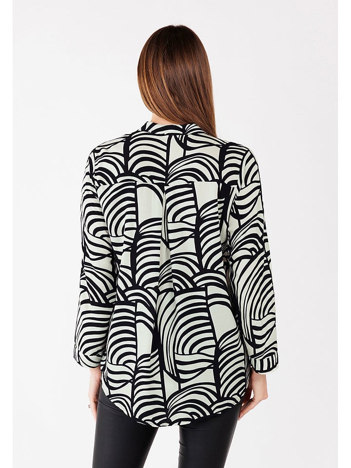 KEY LARGO Weiß/ Schwarz 1291513 Bluse "Mood" in Weiß/ Schwarz - 3