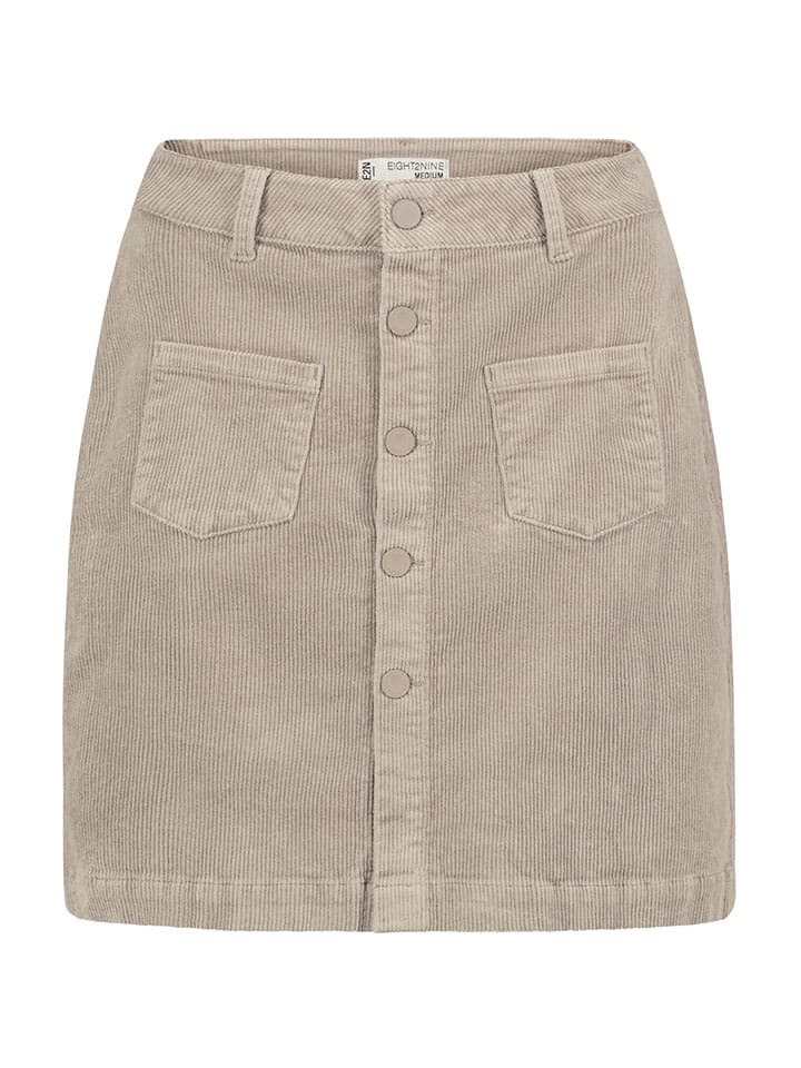 Sukňa Eight2Nine Beige 254468 Cordrock in Beige - 2