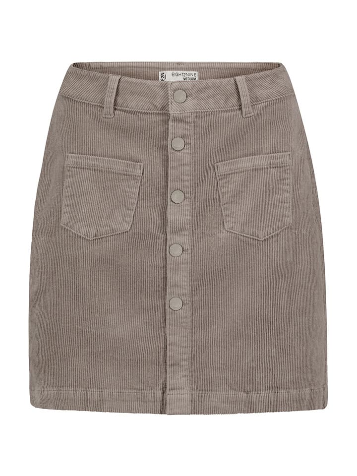 Sukňa Eight2Nine Taupe 7719315 Cordrock in Taupe - 2