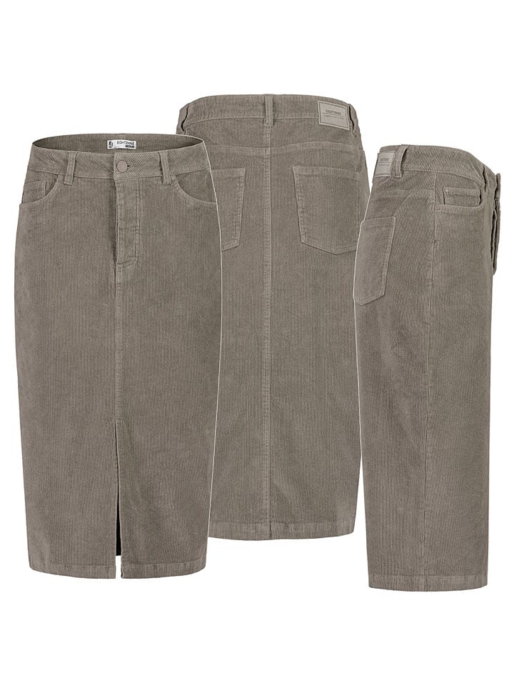Sukňa Eight2Nine Taupe 128088 Cordrock in Taupe - 1