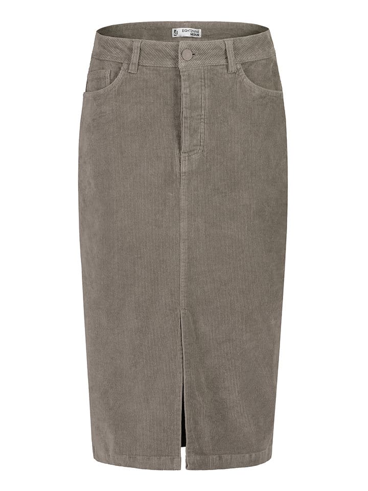 Sukňa Eight2Nine Taupe 128088 Cordrock in Taupe - 2