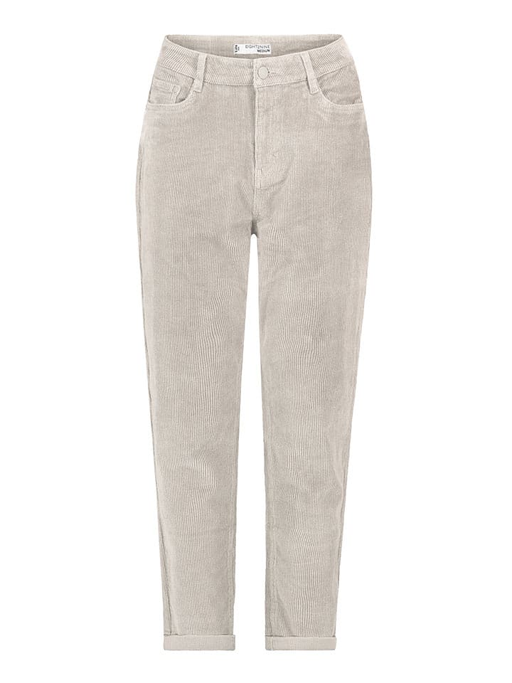 Nohavice Eight2Nine Creme 4190252 Cordhose in Creme - 2