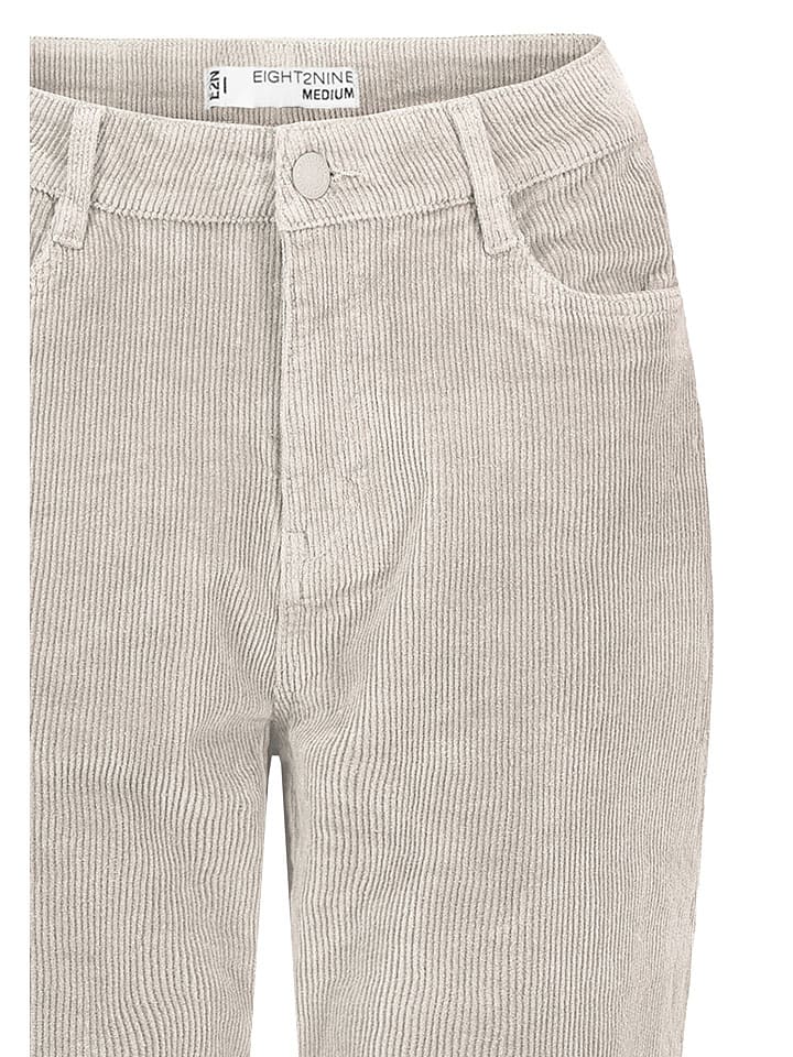 Nohavice Eight2Nine Creme 4190252 Cordhose in Creme - 5