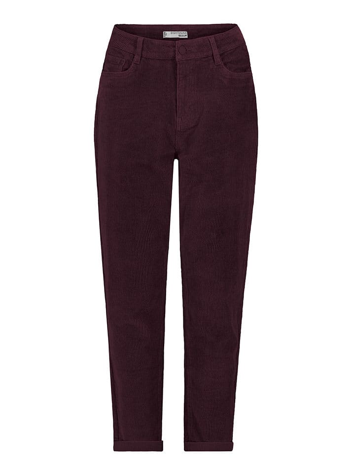 Nohavice Eight2Nine Bordeaux 8403797 Cordhose - Mom fit - in Bordeaux - 2