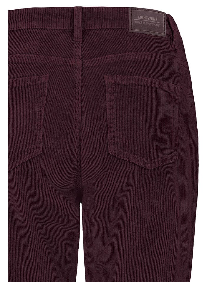 Nohavice Eight2Nine Bordeaux 8403797 Cordhose - Mom fit - in Bordeaux - 7