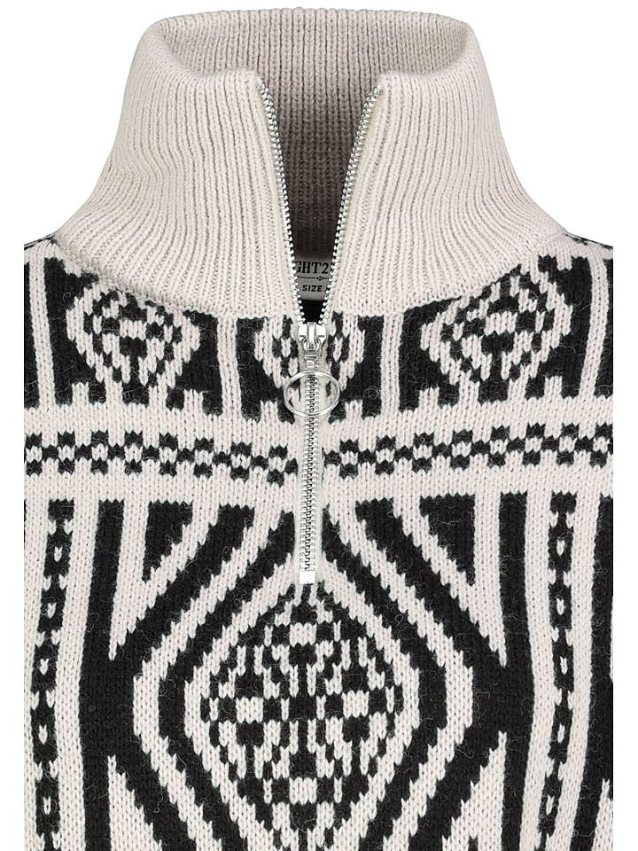 Sveter Eight2Nine Creme/ Schwarz 3883967 Pullover in Creme/ Schwarz - 4