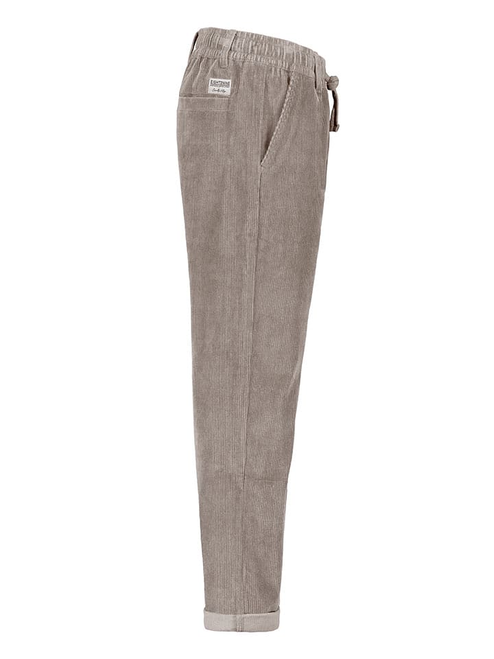 Nohavice Eight2Nine Taupe 1261929 Cordhose in Taupe - 4