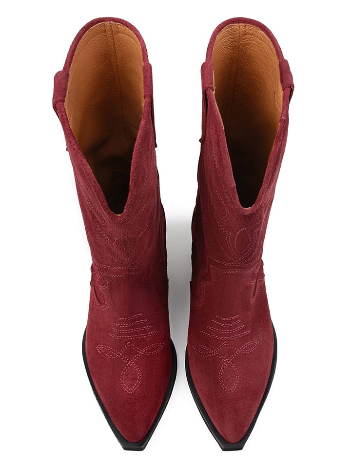 Topánky loft37 Bordeaux 4734216 Leder-Westernstiefel in Bordeaux - 5