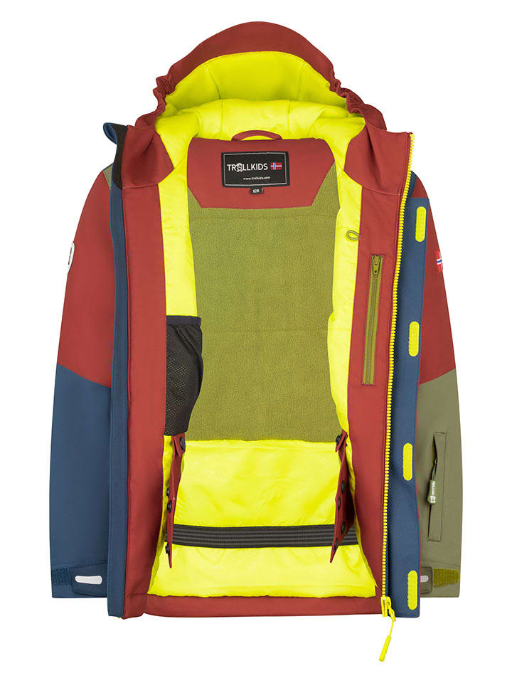 Trollkids Braunrot/ Blau 5194815 Ski-/ Snowboardjacke "Hallingdal" in Braunrot/ Blau - 3