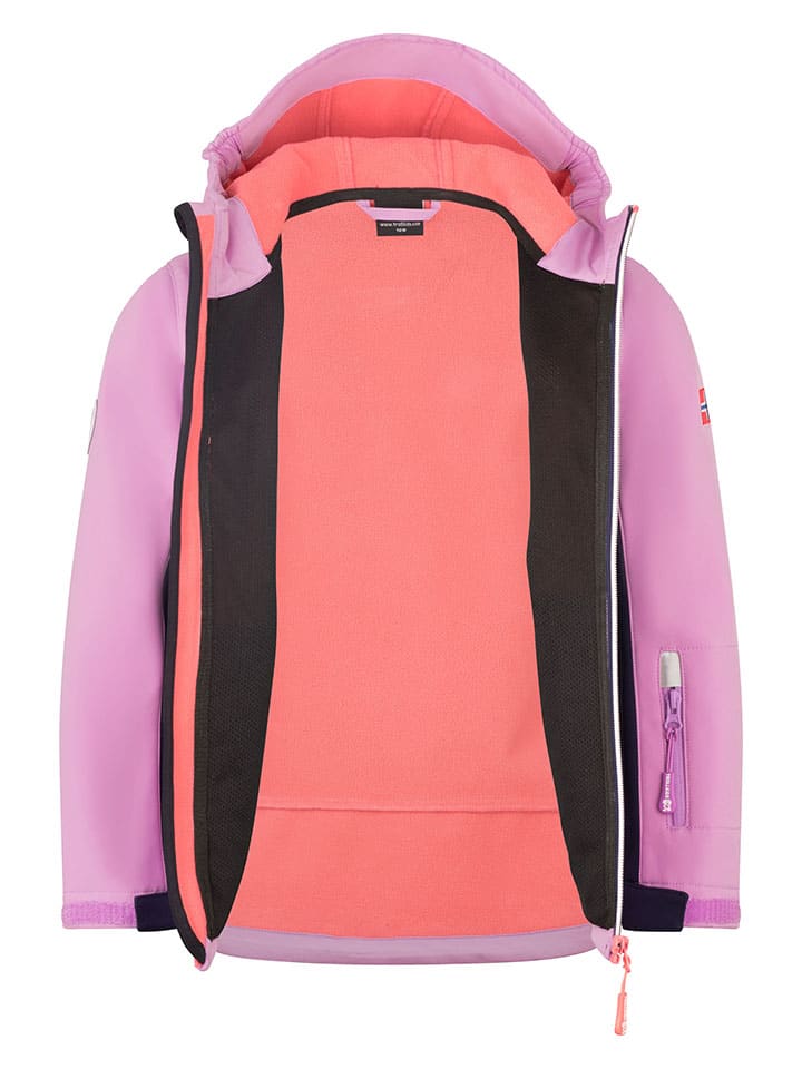 Trollkids Rosa 1557085 Softshelljacke " Oslofjord" in Rosa - 3