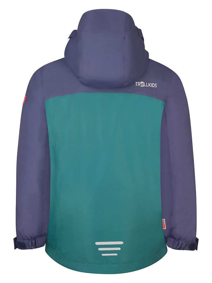 Trollkids Lila/ Petrol 417721 3in1-Funktionsjacke "Bryggen" in Lila/ Petrol - 4