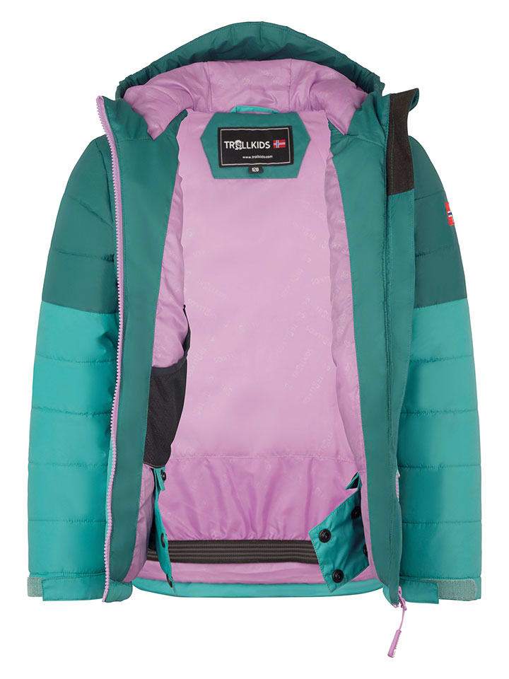 Trollkids Petrol 4595332 Ski-/ Snowboardjacke "Hemsedal" in Petrol - 3
