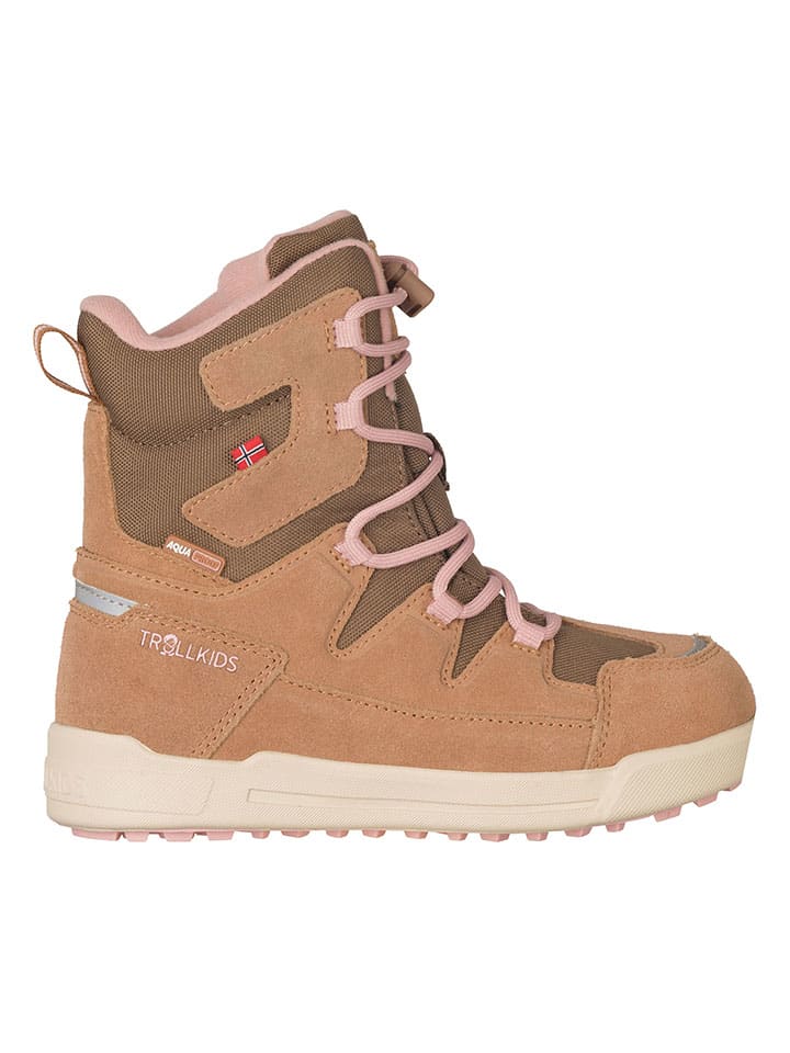 Trollkids Hellbraun 6018230 Winterboots "Finnmark" in Hellbraun - 8