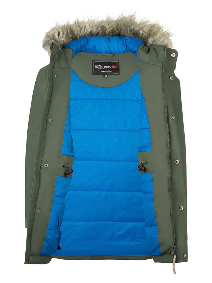 Trollkids Khaki 8061123 Parka "Nordkapp" in Khaki - 3