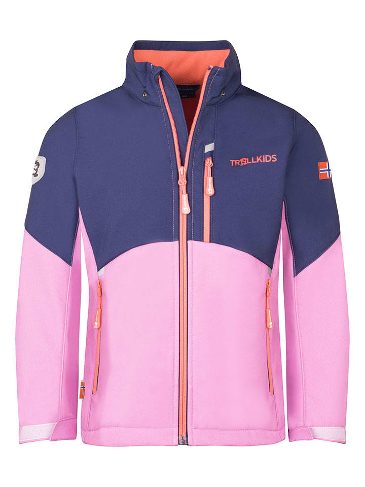 Trollkids Helllila/ Dunkellila 8489942 Funktionsjacke "Balestrand" in Helllila/ Dunkellila - 3
