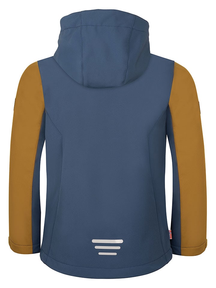 Trollkids Hellbraun/ Blau 794972 Softshelljacke "Balestrand" in Hellbraun/ Blau - 2