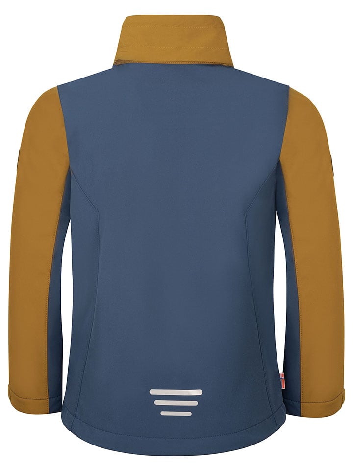 Trollkids Hellbraun/ Blau 794972 Softshelljacke "Balestrand" in Hellbraun/ Blau - 4