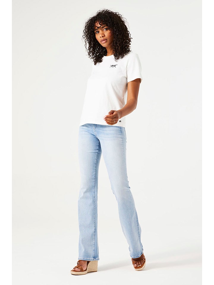 Dámske rifle Garcia Hellblau 294015 Jeans - Flared fit - in Hellblau - 3