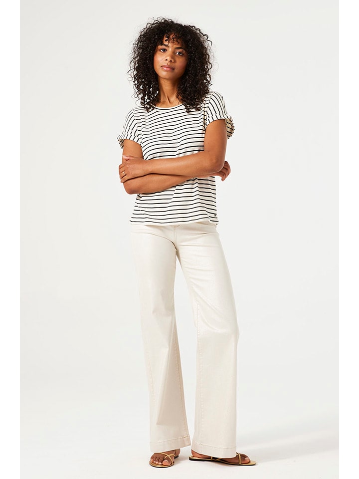 Dámske rifle Garcia Creme 8845799 Jeans - Flared fit - in Creme - 3