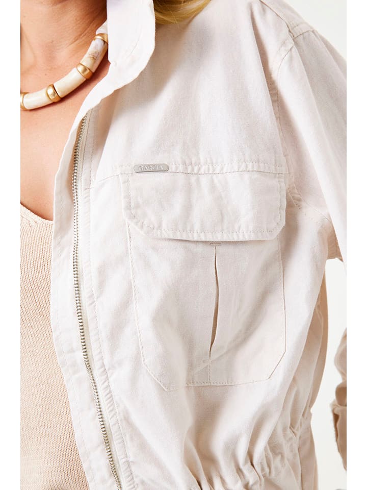 Dámska bunda Garcia Creme 826767 Parka in Creme - 4