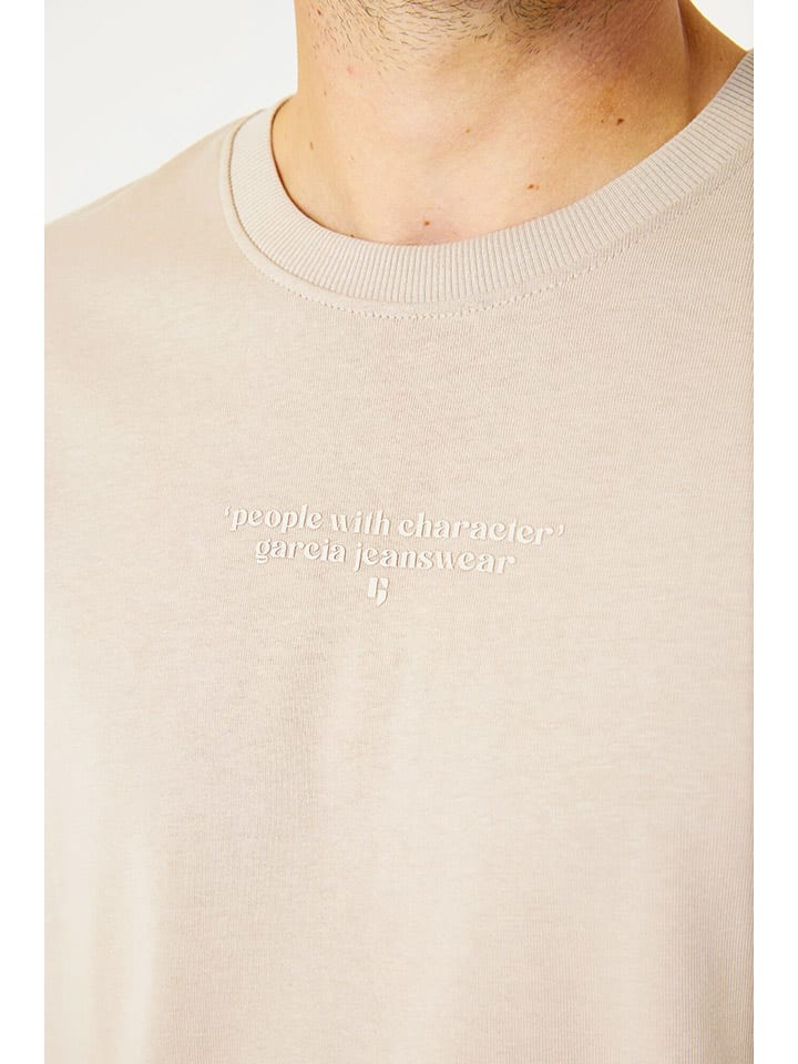 Tričko Garcia Beige 9346373 Shirt in Beige - 4
