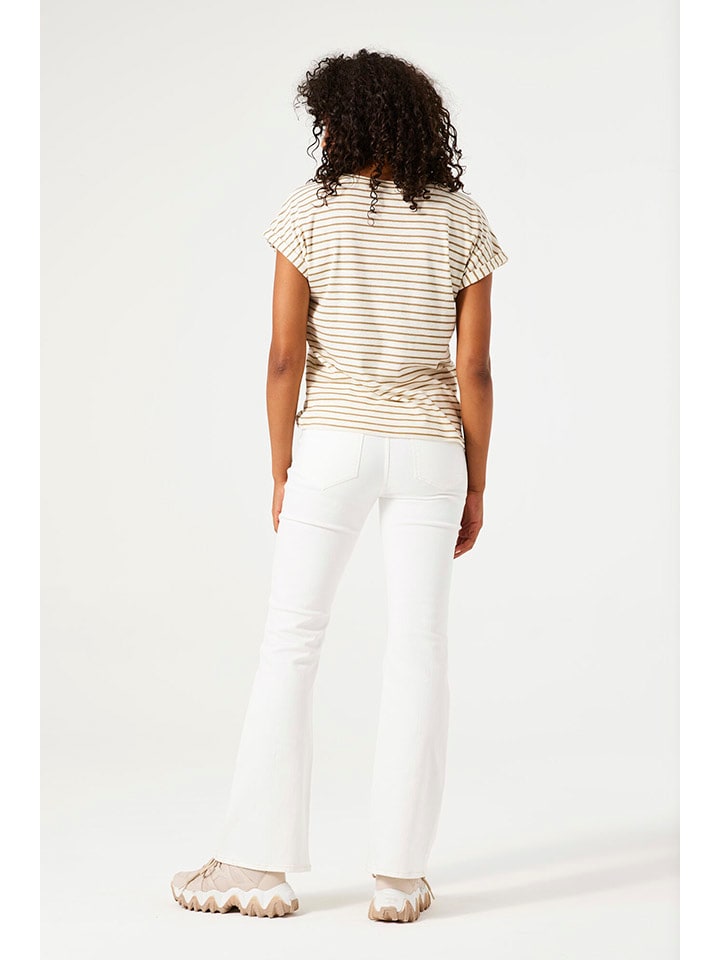 Tričko Garcia Weiß/ Beige 2716031 Shirt in Weiß/ Beige - 3