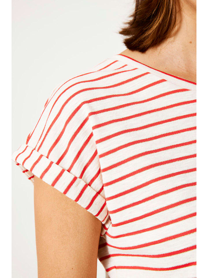 Tričko Garcia Weiß/ Rosa 4879139 Shirt in Weiß/ Rosa - 4