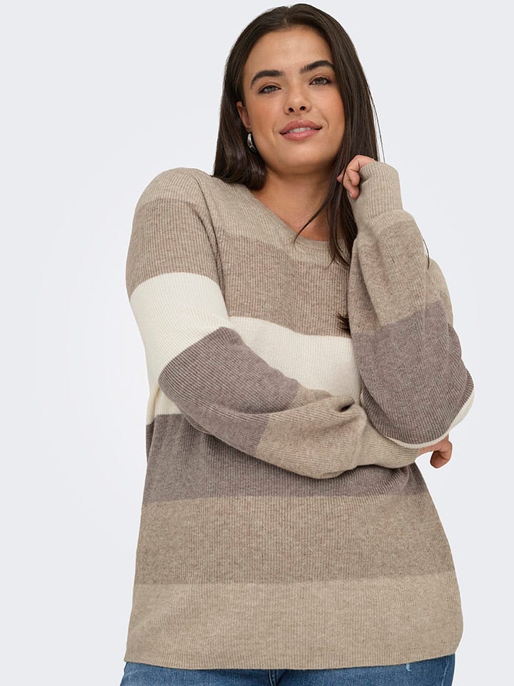 Sveter ONLY Hellbraun/ Beige 5876162 Pullover in Hellbraun/ Beige - 2