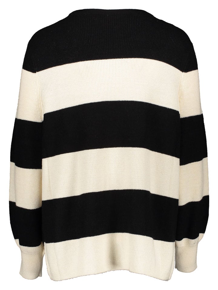 Sveter ONLY Schwarz/ Creme 7480519 Pullover in Schwarz/ Creme - 2