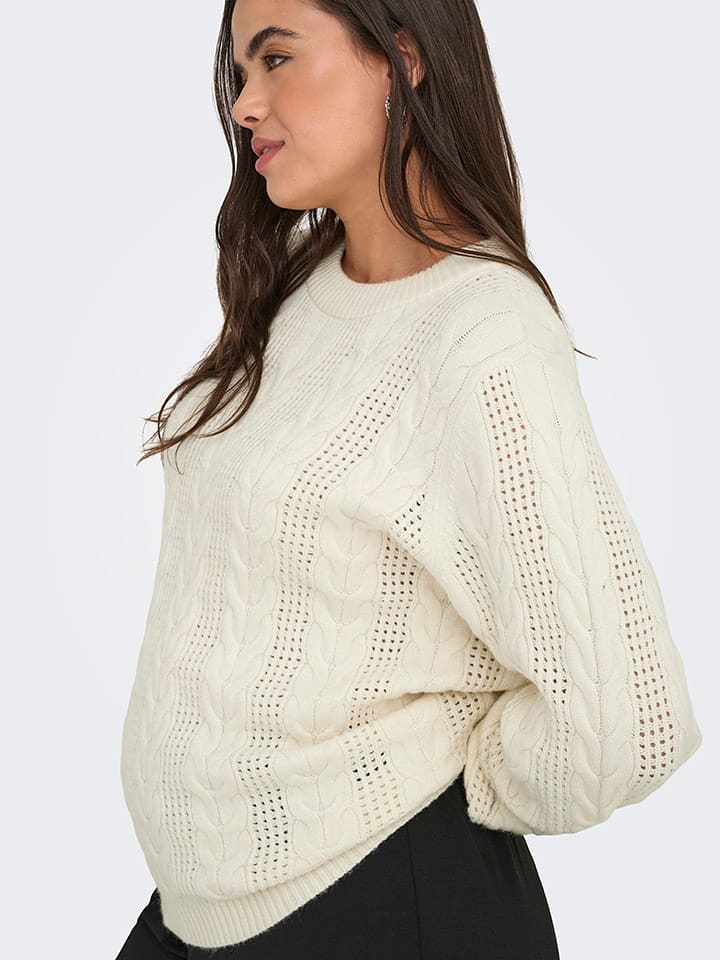 Sveter ONLY Creme 2525322 Pullover in Creme - 4