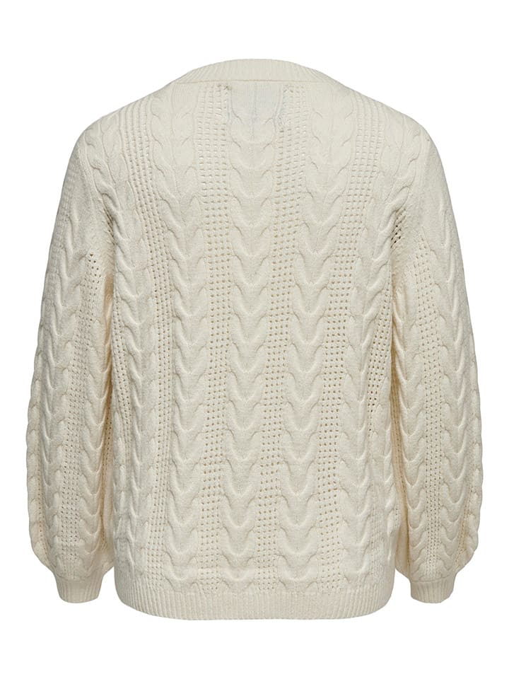 Sveter ONLY Creme 2525322 Pullover in Creme - 6