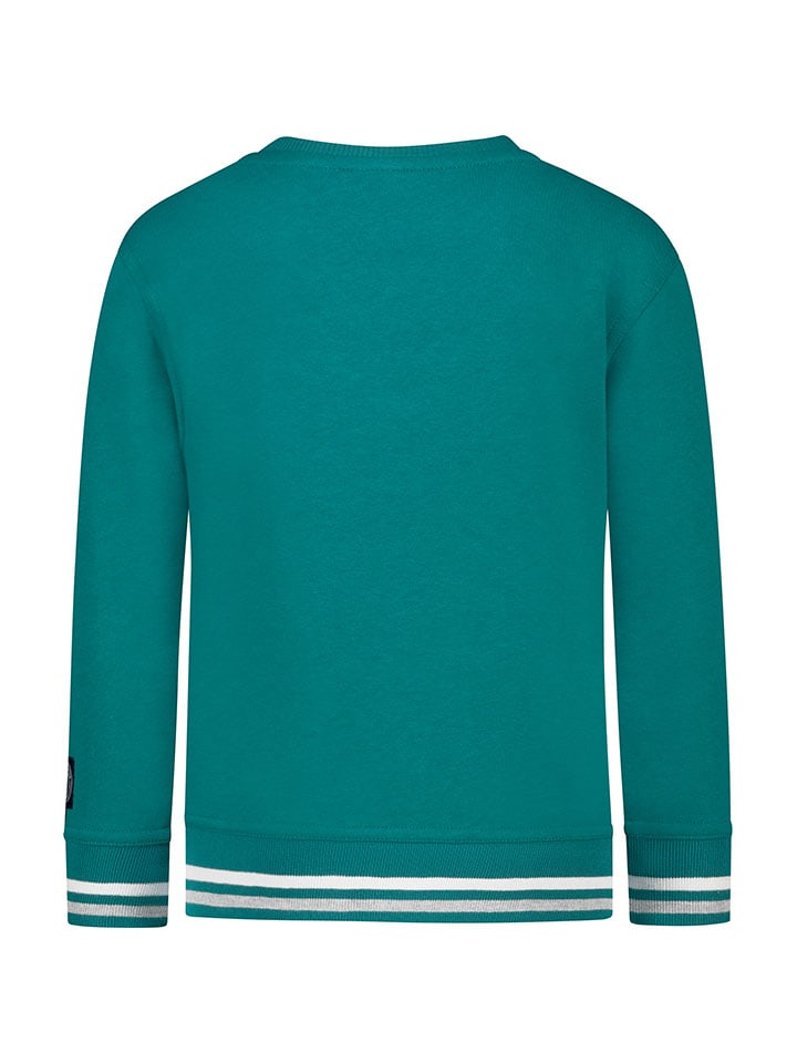 Detská mikina Salt and Pepper Grün 961095 Sweatshirt "Truck" in Grün - 2