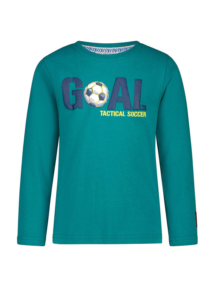 Tričko Salt and Pepper Grün 3632981 Longsleeve "Soccer" in Grün - 1