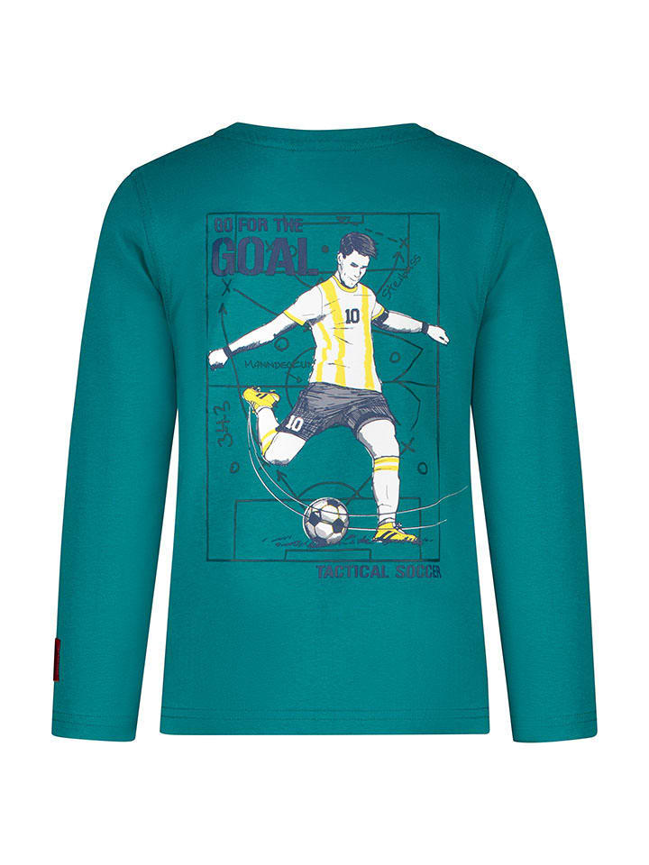 Tričko Salt and Pepper Grün 3632981 Longsleeve "Soccer" in Grün - 2