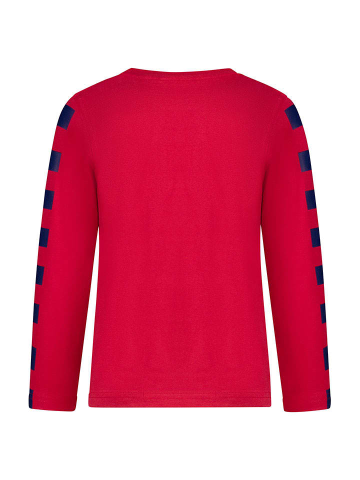 Tričko Salt and Pepper Rot 754379 Longsleeve "Police" in Rot - 2