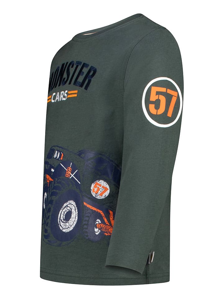 Tričko Salt and Pepper Khaki 6981671 Longsleeve "Monster cars" in Khaki - 2