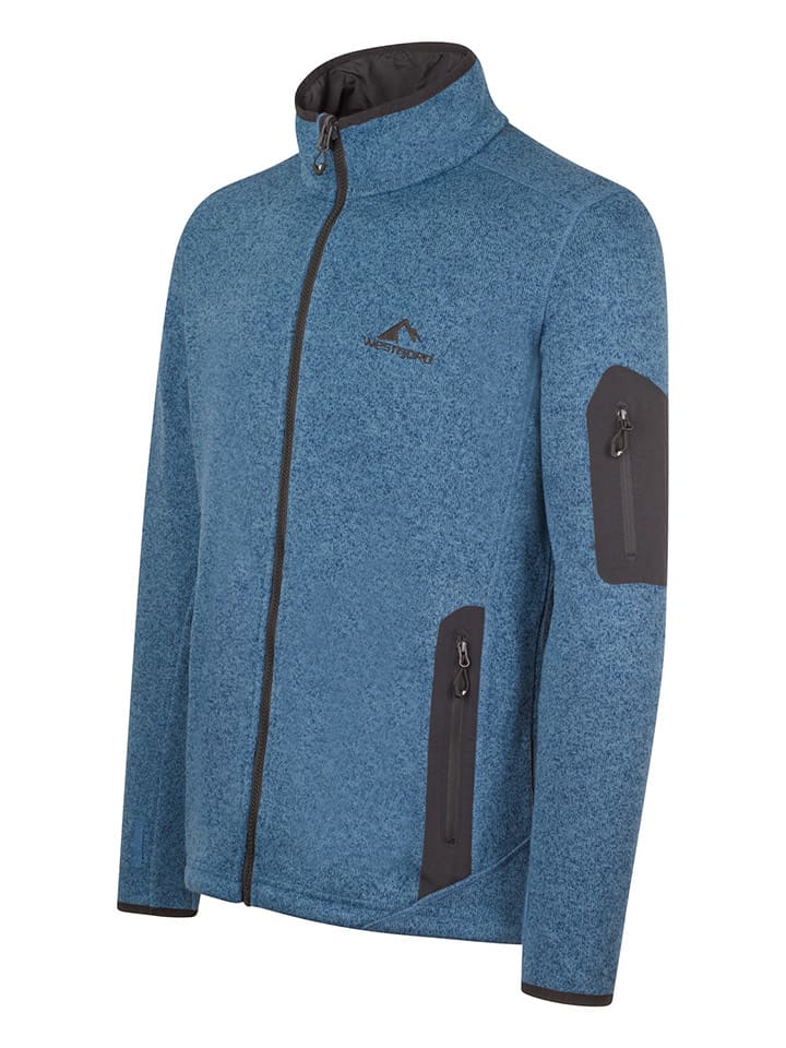 Bunda Westfjord Blau 1592656 Fleecejacke "Katla" in Blau - 4