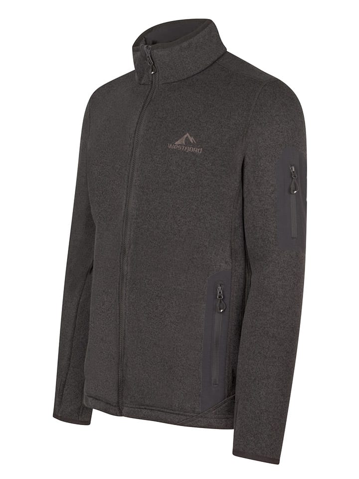Bunda Westfjord Anthrazit 9080325 Fleecejacke "Katla" in Anthrazit - 4