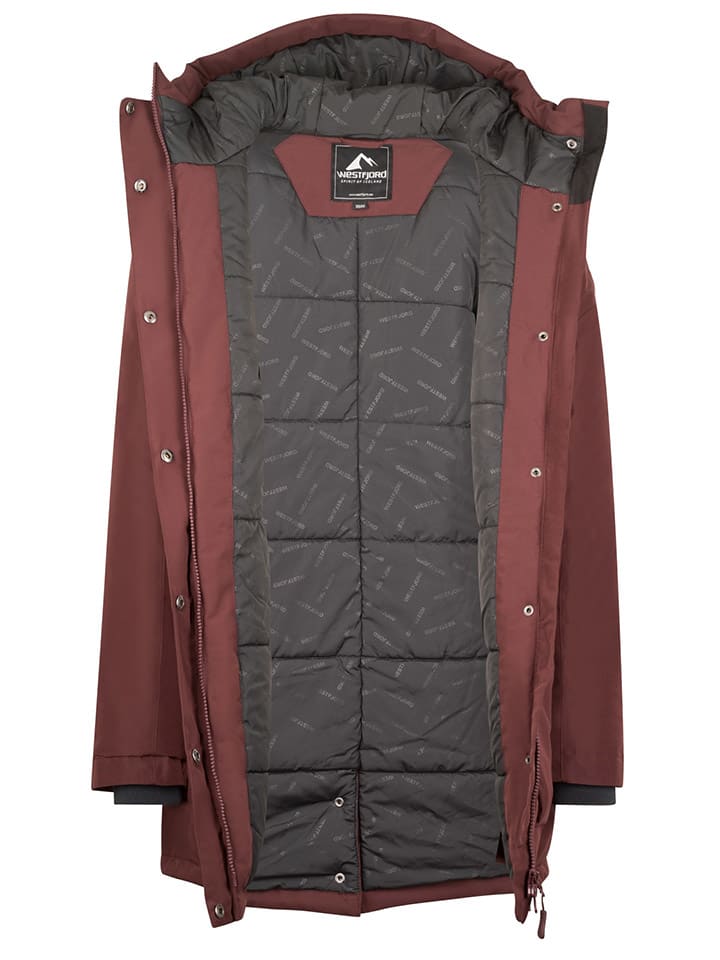 Dámska bunda Westfjord Rot 4765097 Winterjacke "Krafla" in Rot - 3