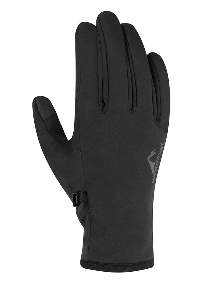 Rukavice Westfjord Schwarz 7343682 Softshellfingerhandschuhe "Hekla" in Schwarz - 2