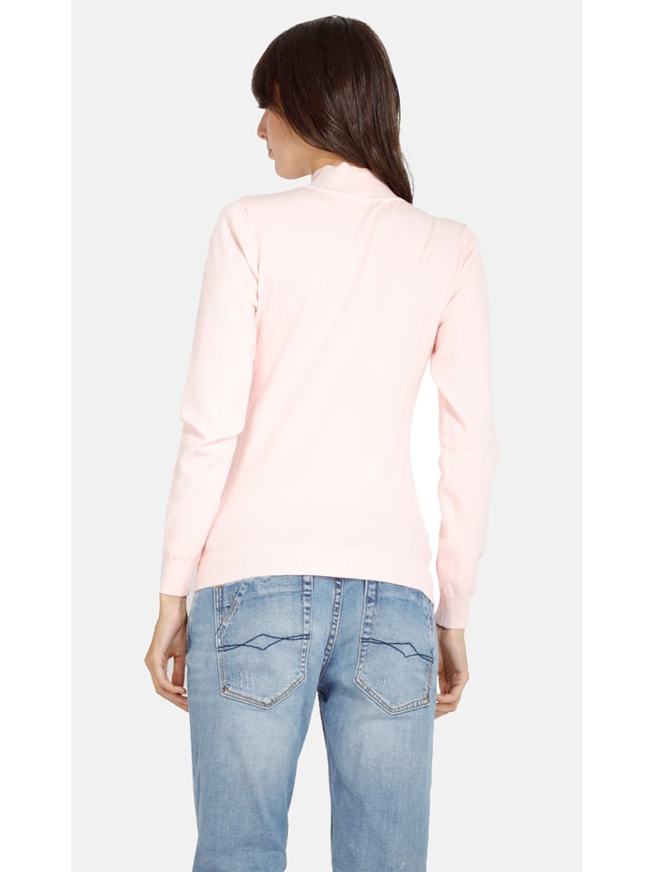 Sveter William de Faye Rosé 6845595 Rollkragenpullover in Rosé - 2