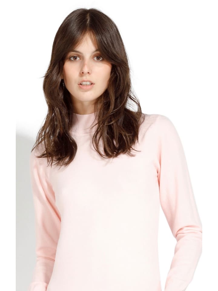 Sveter William de Faye Rosé 6845595 Rollkragenpullover in Rosé - 3