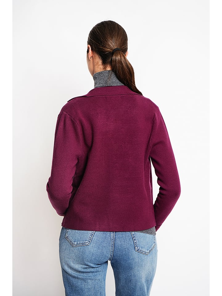 Sveter William de Faye Pflaume 6434336 Cardigan in Pflaume - 2