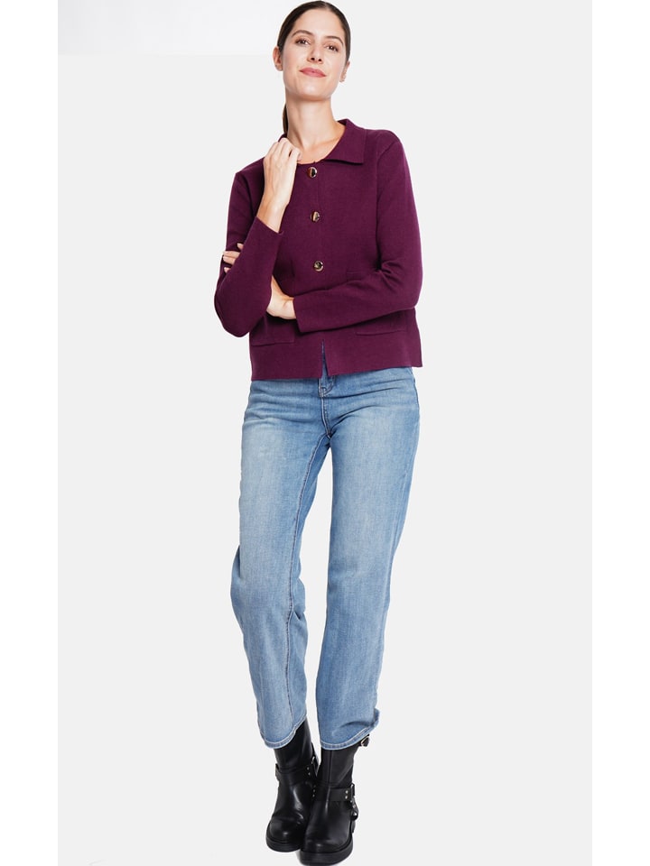 Sveter William de Faye Pflaume 747388 Hemdjacke in Pflaume - 4