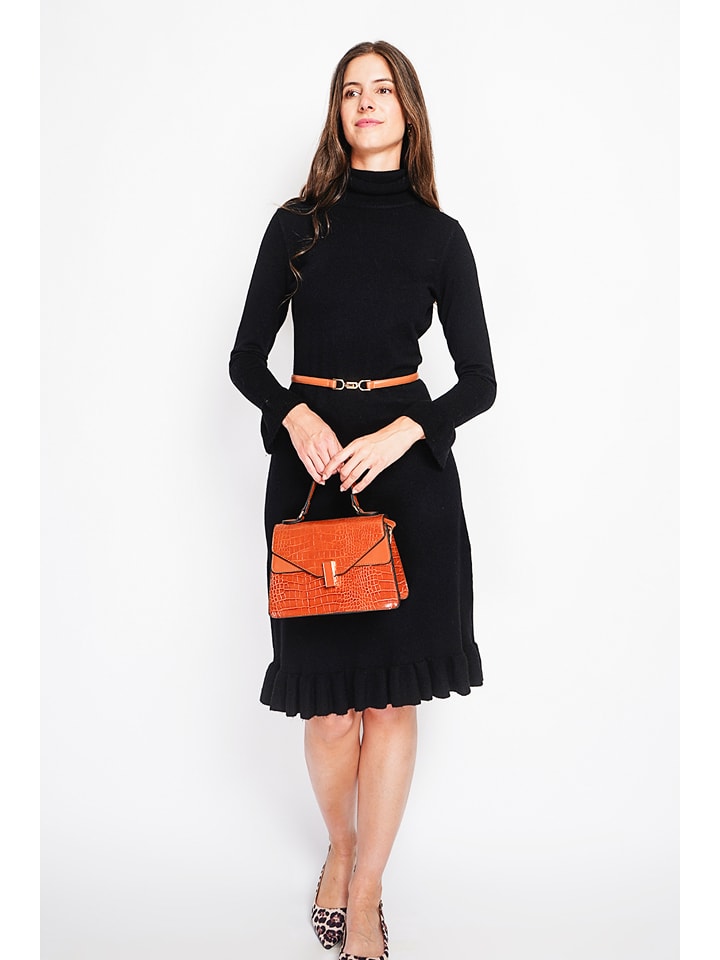 Šaty William de Faye Schwarz 8472410 Strickkleid in Schwarz - 2