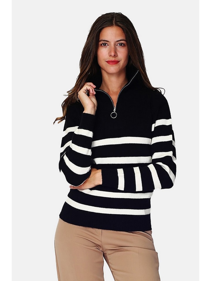 Sveter William de Faye Schwarz/ Weiß 4441647 Pullover in Schwarz/ Weiß - 2