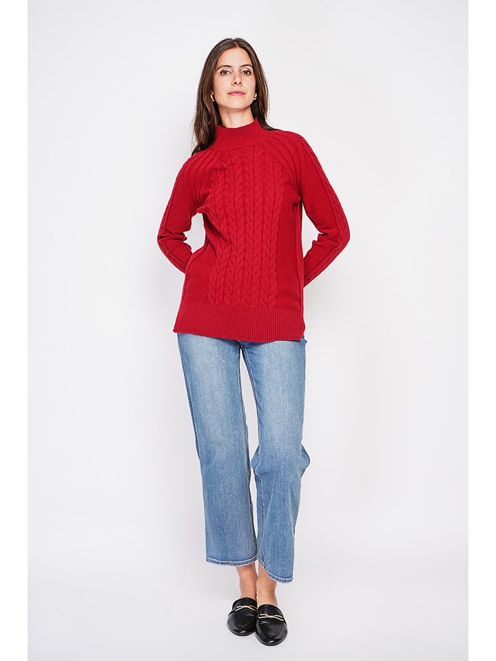 Sveter William de Faye Rot 925425 Pullover in Rot - 5