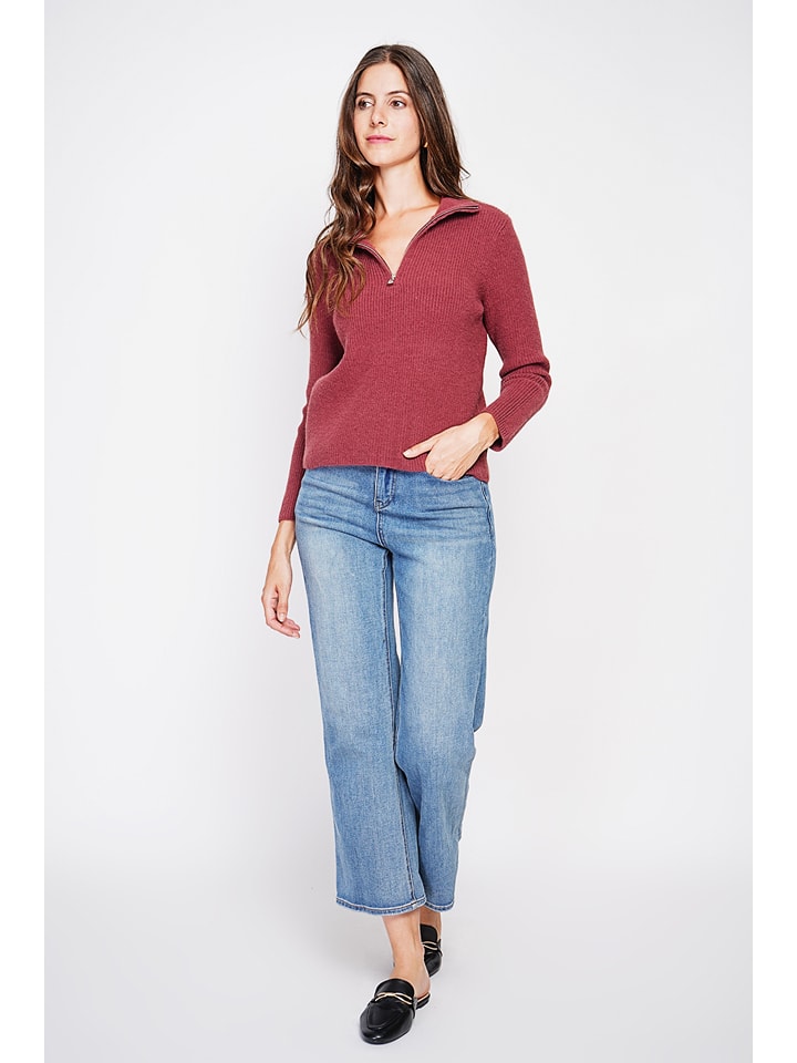 Sveter William de Faye Bordeaux 9278430 Pullover in Bordeaux - 5