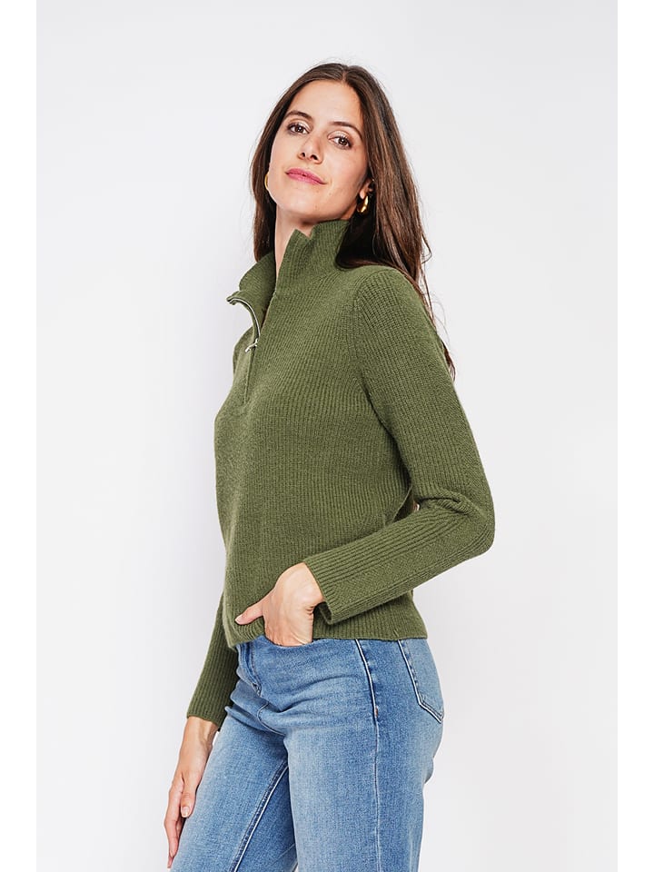 Sveter William de Faye Khaki 7095976 Pullover in Khaki - 2