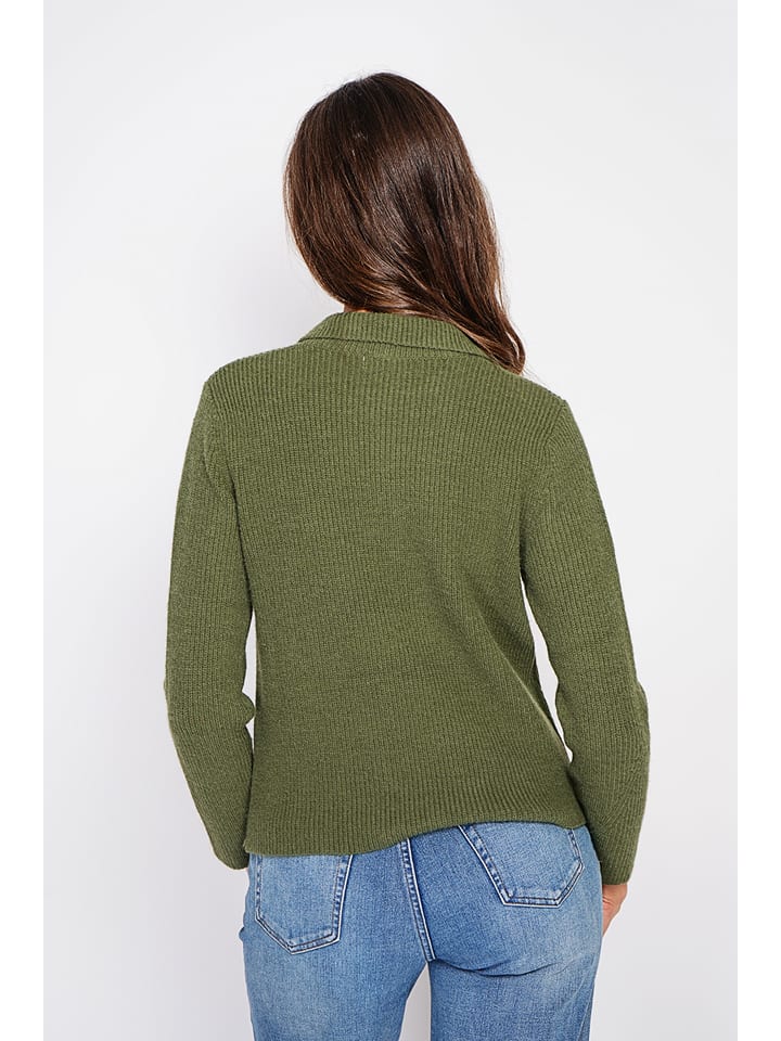 Sveter William de Faye Khaki 7095976 Pullover in Khaki - 3